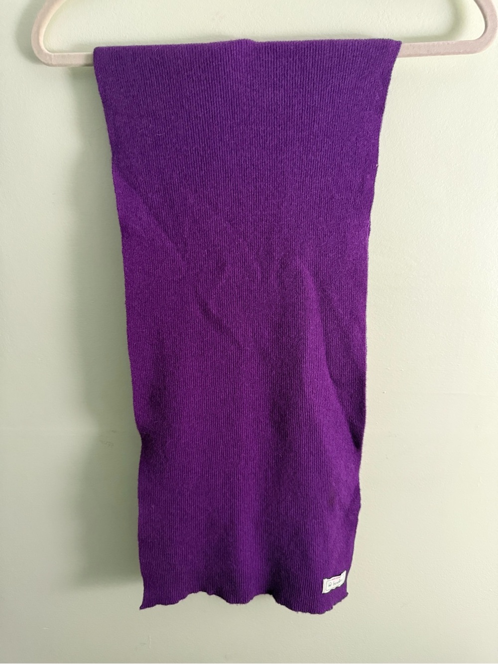 Benetton Purple Wool Scarf